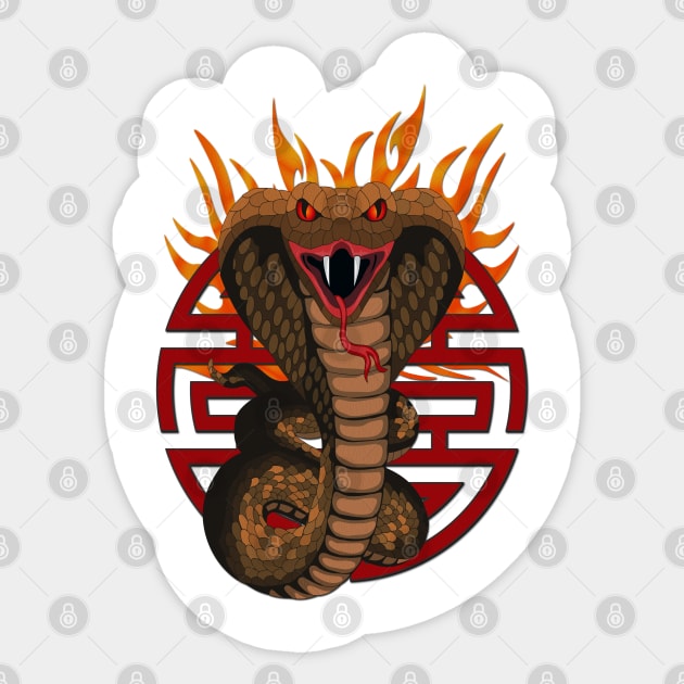 cobra Sticker by AmandaRain